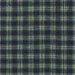 Blue Dark Plaid Bed Skirt / Dust Ruffle