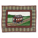 Train Crib Toss Pillow