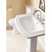 Washington 650 Pedestal Sink in White