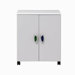 MyPod 2 Door Cupboard in White and Grey