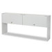 Storage Hutch for 78" Wide Worktable in Gray
