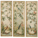 Aviary Panel I, II, and III Canvas Oil Paintings