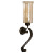 Joselyn Glass and Metal Wall Sconce