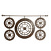 Time Zones Hanging Wall Clock