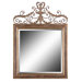 Valonia Beveled Mirror in Antiqued Gold Leaf
