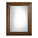 Rowena Rectangular Mirror in Mahogany