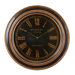 Buckley Clock in Distressed Black