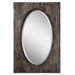 Hitchcock Beveled Mirror in Antiqued Natural Wood Tone