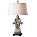 Carinaro Table Lamp in Antique Silver