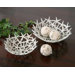 Five Piece Starfish Bowls With Sphere in Antique White