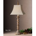 Ballao Twist Table Lamp in Roasted Pecan