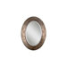 Kayenta Beveled Mirror in Antiqued Silver Champagne Leaf