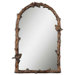 Paza Arch Mirror in Distressed Antiqued Gold