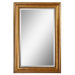 Bernia Gold Beveled Mirror in Antiqued Gold Leaf