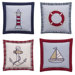 Boys Stripes and Plaids 4 Piece Wall Hangings