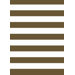 Stripes Percale Crib Fitted Sheet in White and Chocolate