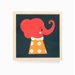 Elle Elephant Wooden Picture