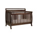 Emily 4-in-1 Convertible Crib with Toddler Rail in Espresso