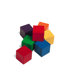 Cubes Wood 1 In 100 Pk 6 colors