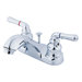 Centerset Bathroom Faucet with Double Lever Handles