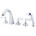 Roman Tub Faucet and Diverter Hand Shower