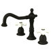 Baltimore Widespread Bathroom Faucet with Double Porcelain Cross Handles