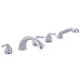 Magellan Double Handle Deck Mount Roman Tub Faucet Trim Metal Lever Handle
