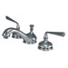 Silver Sage Double handle Widespread Bathroom Faucet
