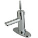 Concord Single Handle Centerset Bathroom Faucet with Brass Pop-Up and Plate