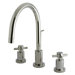 Concord Double Handle Single Hole Widespread Bathroom Faucet with Brass Pop-Up