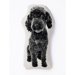 Poodle Mini Cushion