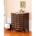 Florence Single 30.5" Bathroom Vanity in Antique Cherry