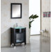 Ava Single 24" Bathroom Vanity Set in Espresso