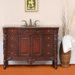 Socotra Single 48" Bathroom Vanity in Antique Cherry