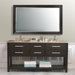 Clamentina 72" Double Bathroom Vanity in Dark Espresso