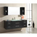 Colombo 62" Bathroom Vanity Set in Espresso