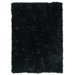 Faux Sheepskin Black Rug