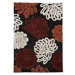 Trio Chocolate/Garnet Rug