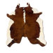 Natural Cowhide Full Skin Dark Brindle Rug