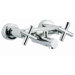 Maxima Double Handle Wall Mount Tub Only Faucet Trim Cross Handle
