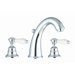 Herend Widespread Bathroom Sink Faucet with Double Lever Handles