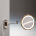 9" Fluorescent Light 5X Magnifying Mirror
