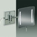 7.9" Wall Mount 3X Magnifying LED Mirror with Two Arm Direct Wired