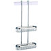 Basket Double Shower Basket in Chrome