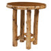Traditional Cedar Log Round Pub Table