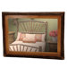 Hickory Log Mirror in Espresso