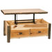 Hickory Enclosed Coffee Table