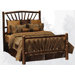 Hickory Sunburst Slat Bed