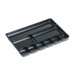 Regeneration 9-Section Drwr Organizer, Plastic, Black                                                                        