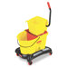 Commercial Wavebrake 35-qt. Dual Water Side Press Mop Bucket and Wringer